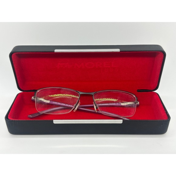 Morel‎ Eyeglasses Lightec 7674L Half Rim 51-16-135 NP060 - Frames Only - Picture 10 of 10